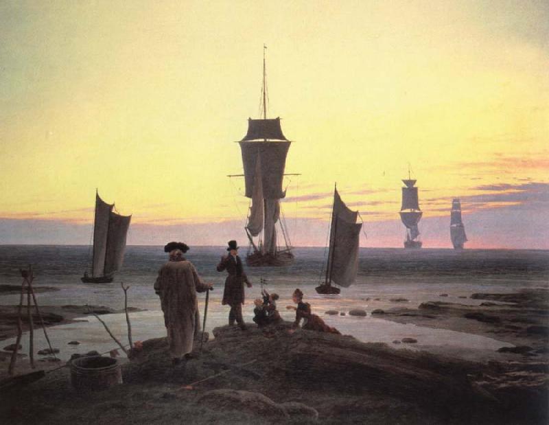 Caspar David Friedrich the stages of life oil painting image